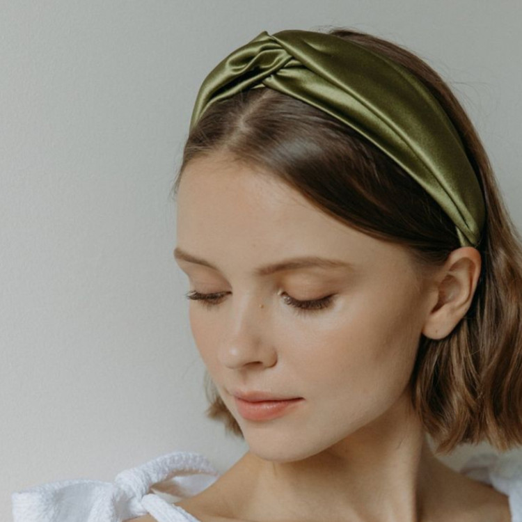 هدبند گره ای ساتن و مخمل